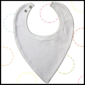 Unbranded Cotton Dribble Bibs (12 pack) - from 40p per unit